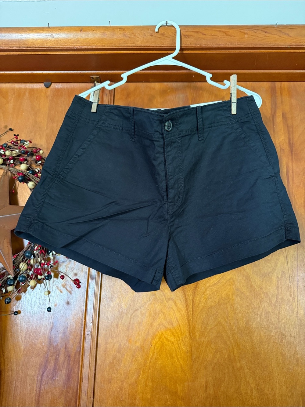 American Eagle Outfitters Black Women's Cotton Shorts